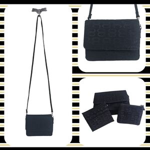 🟠 4 for $25 🟠 LITTLE BLACK PURSE WITH COIN POUCH & CREDIT CARD HOLDER